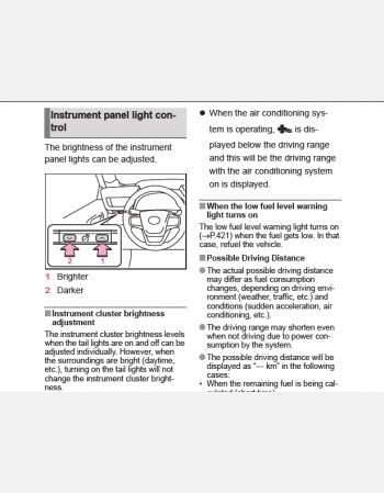toyota mirai 2022-2023 owners manual lhd& rhd